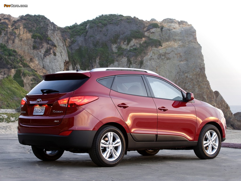 Hyundai Tucson US-spec 2010 wallpapers (1024 x 768)