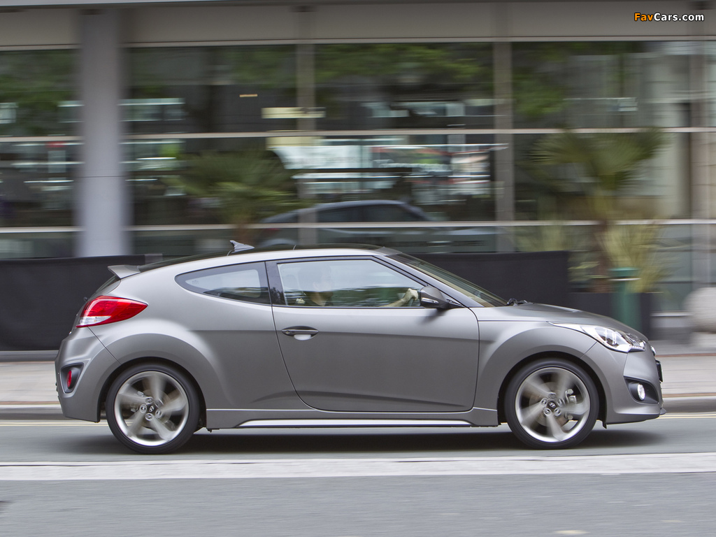 Hyundai Veloster Turbo SE UK-spec 2012 pictures (1024 x 768)