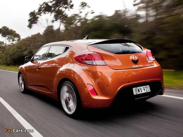 Hyundai Veloster AU-spec 2012 wallpapers (640 x 480)