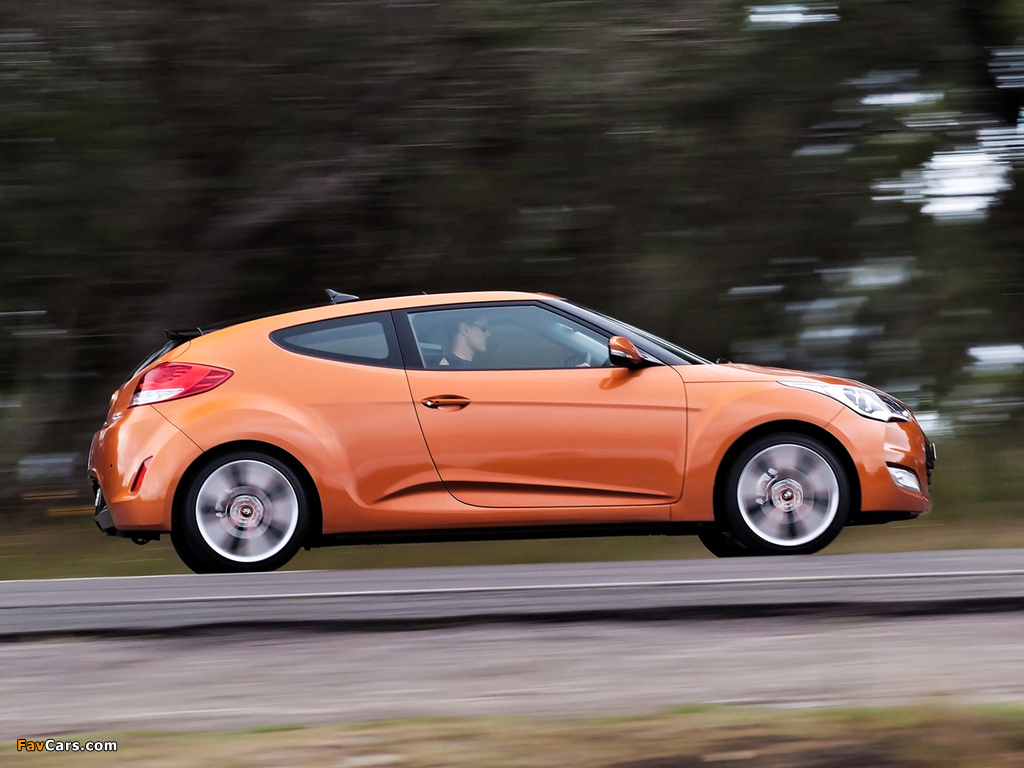 Hyundai Veloster AU-spec 2012 wallpapers (1024 x 768)