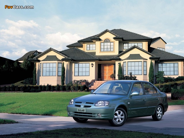 Hyundai Verna 2003–06 pictures (640 x 480)