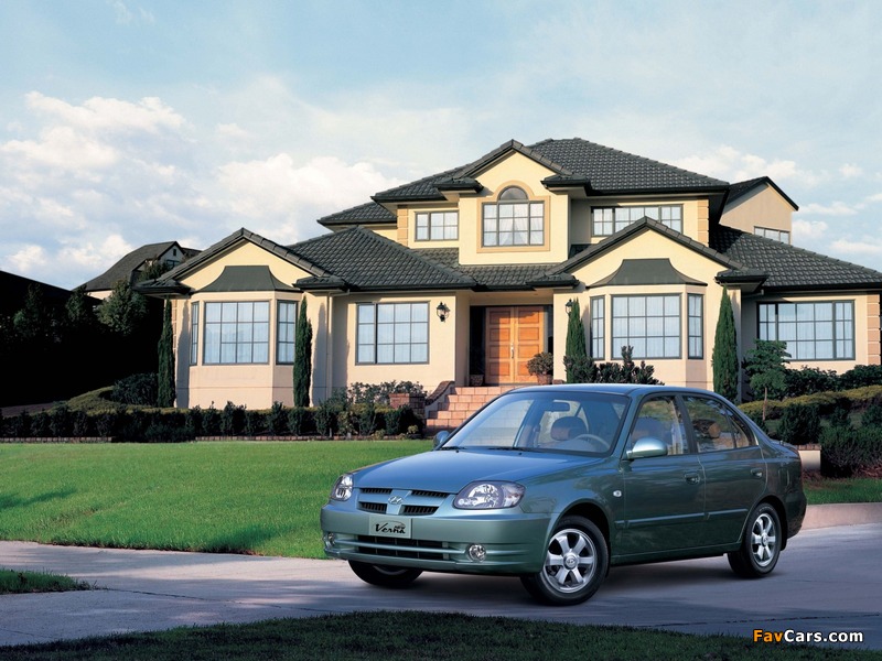 Hyundai Verna 2003–06 pictures (800 x 600)
