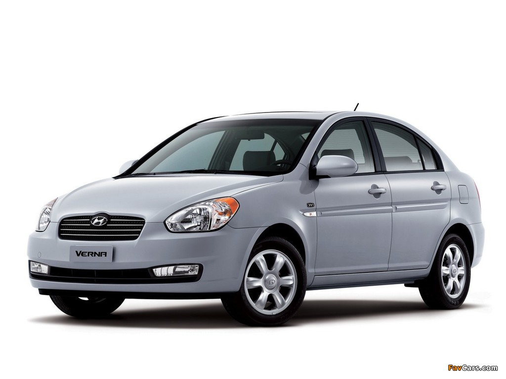 Hyundai Verna 2006–09 images (1024 x 768)