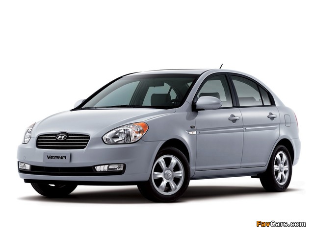 Hyundai Verna 2006–09 images (640 x 480)