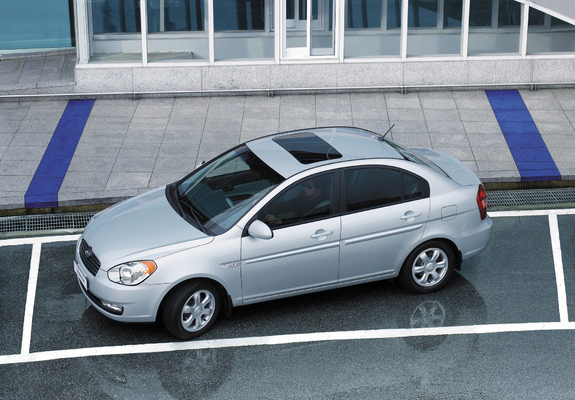 Hyundai Verna 2006–09 wallpapers