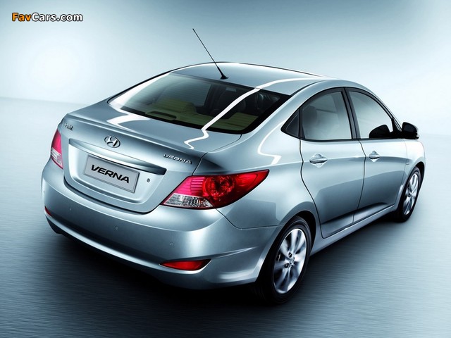 Hyundai Verna (RB) 2010 pictures (640 x 480)