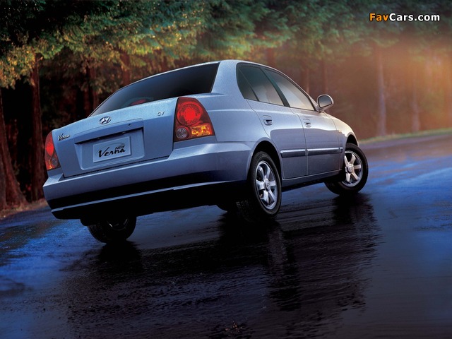 Photos of Hyundai Verna 2003–06 (640 x 480)