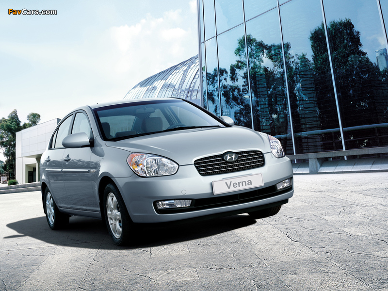Photos of Hyundai Verna 2006–09 (800 x 600)