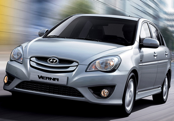 Hyundai Verna 2009–10 wallpapers