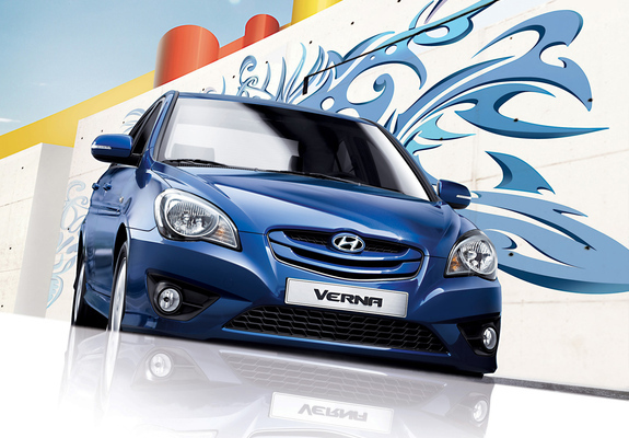 Hyundai Verna 2009–10 wallpapers