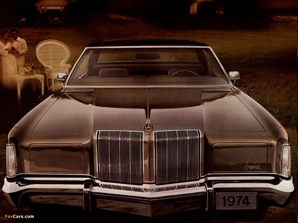 Imperial LeBaron 4-door Hardtop (4Y-M) 1974 pictures (1024 x 768)