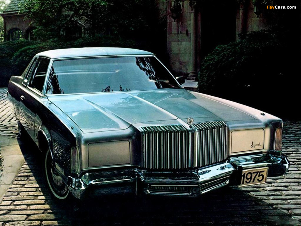 Imperial LeBaron Crown Coupe (5Y-M) 1975 images (1024 x 768)