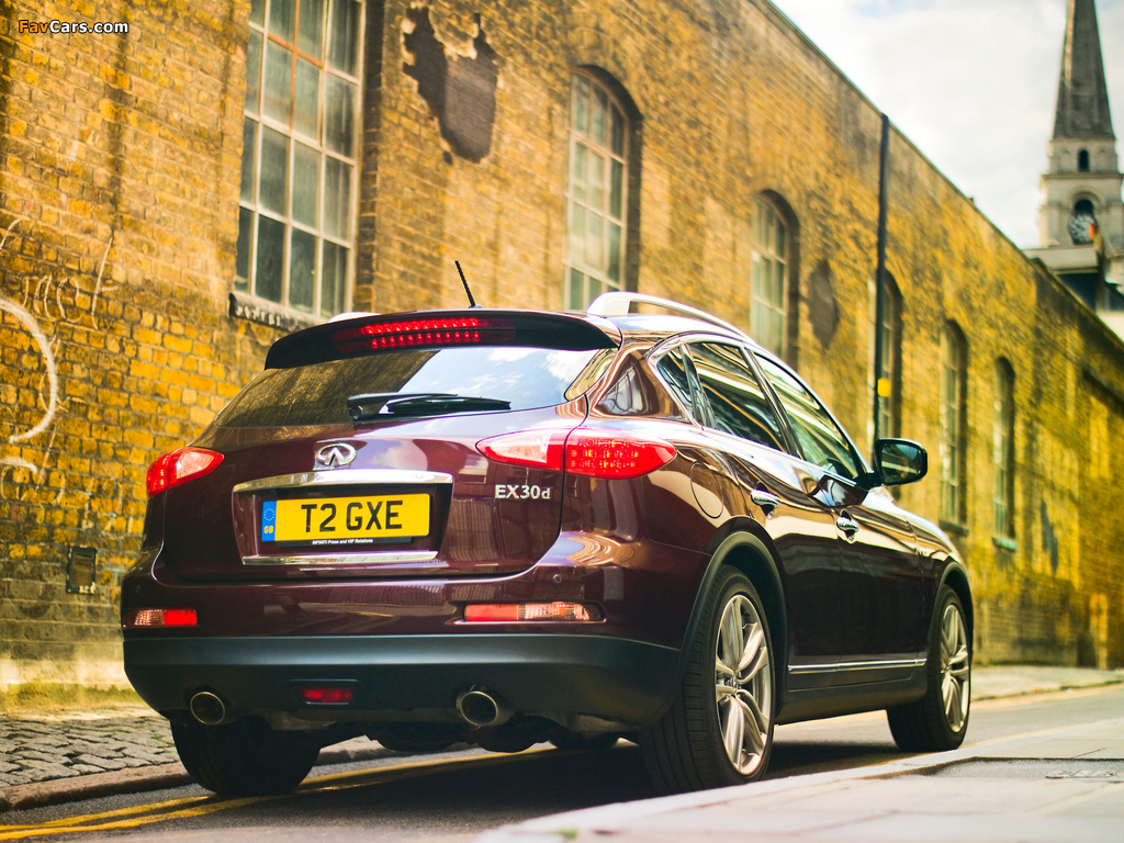 Images of Infiniti EX30d UK-spec (J50) 2010–13 (1024 x 768)