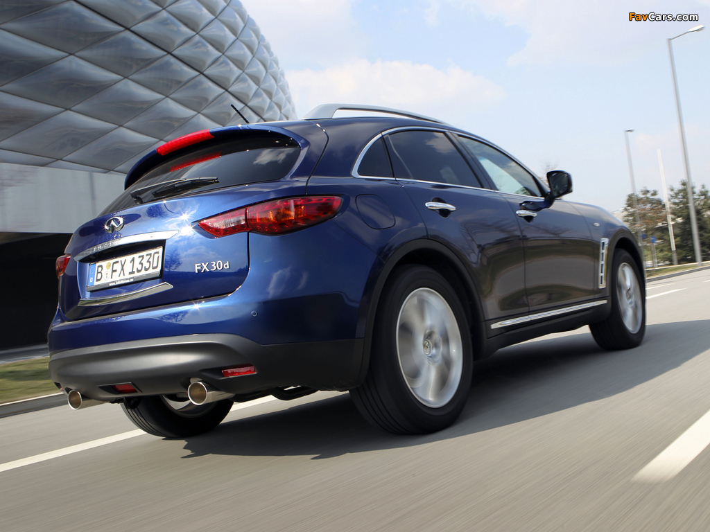 Infiniti FX30d (S51) 2012–13 images (1024 x 768)