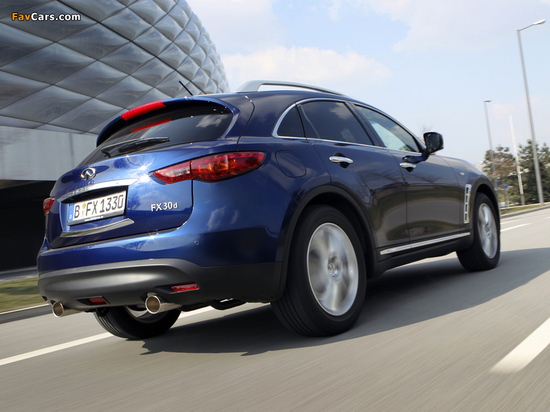 Infiniti FX30d (S51) 2012–13 images (800 x 600)