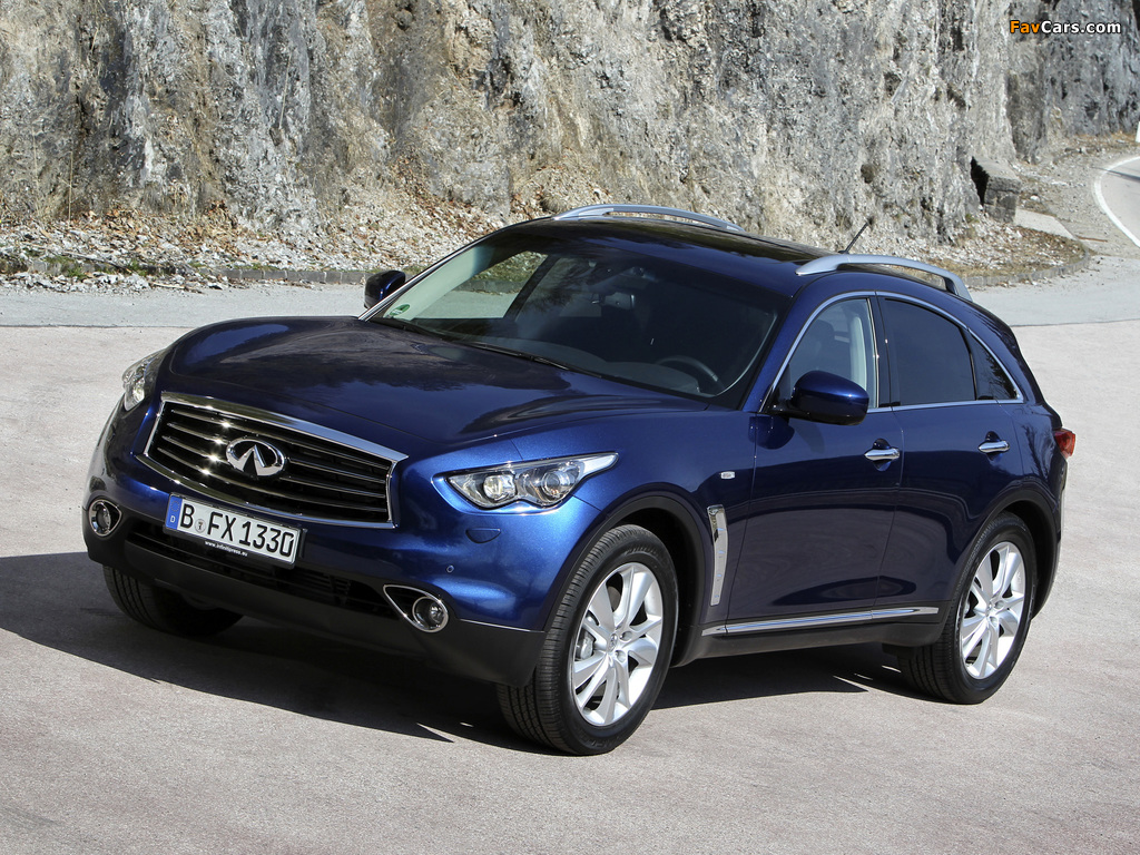 Infiniti FX30d (S51) 2012–13 photos (1024 x 768)