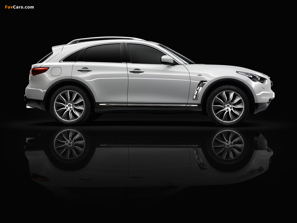 Infiniti FX Black and White (S51) 2013 pictures (1024 x 768)