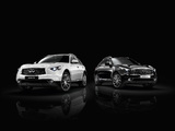 Infiniti FX Black and White (S51) 2013 wallpapers