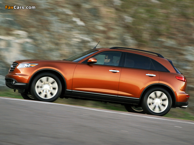 Photos of Infiniti FX45 (S50) 2003–05 (640 x 480)