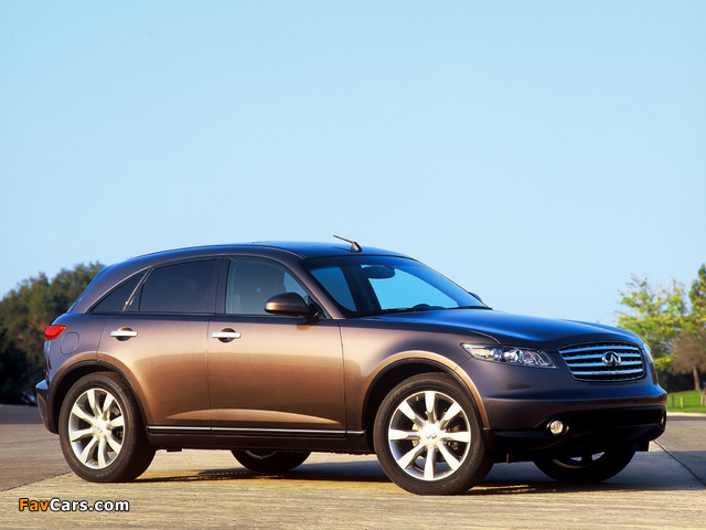 Photos of Infiniti FX45 (S50) 2003–05 (640 x 480)