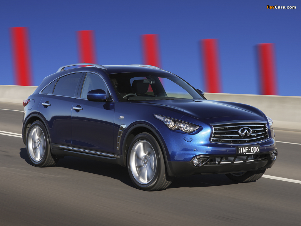 Pictures of Infiniti FX30dS AU-spec (S51) 2012–13 (1024 x 768)