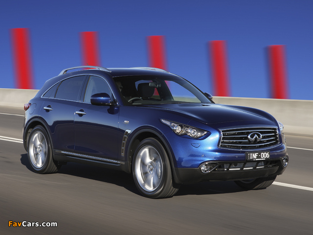 Pictures of Infiniti FX30dS AU-spec (S51) 2012–13 (640 x 480)