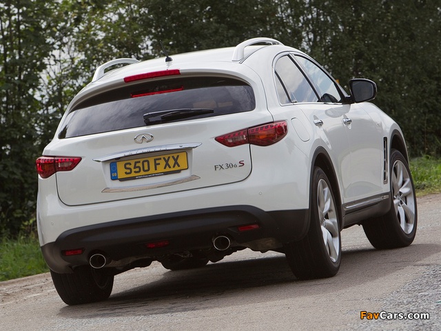 Infiniti FX30dS UK-spec (S51) 2010–12 wallpapers (640 x 480)