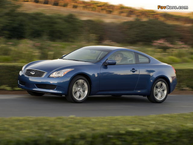 Images of Infiniti G37x Coupe (CV36) 2008–10 (640 x 480)
