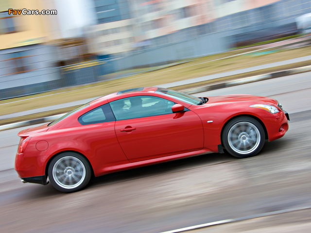 Images of Infiniti G37S Coupe EU-spec (CV36) 2008–10 (640 x 480)