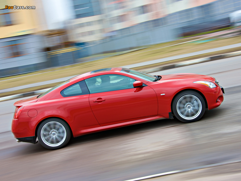 Images of Infiniti G37S Coupe EU-spec (CV36) 2008–10 (800 x 600)