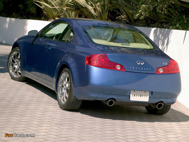 Infiniti G35 Coupe (CV35) 2002–05 images (640 x 480)