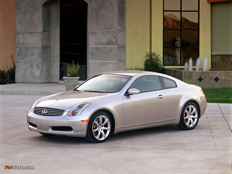 Infiniti G35 Coupe (CV35) 2002–05 images (800 x 600)