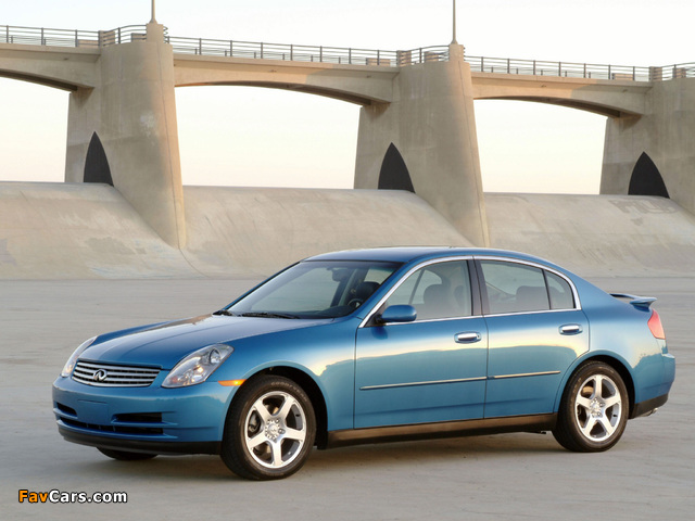 Infiniti G35 (V35) 2002–04 pictures (640 x 480)