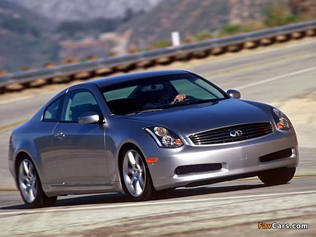 Infiniti G35 Coupe (CV35) 2002–05 pictures (640 x 480)