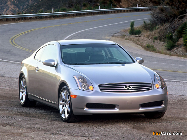 Infiniti G35 Coupe (CV35) 2002–05 wallpapers (640 x 480)