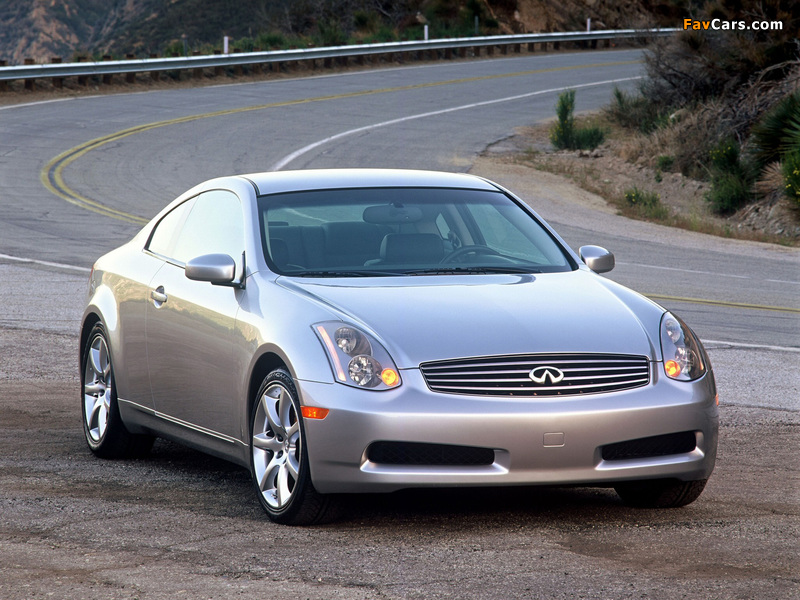 Infiniti G35 Coupe (CV35) 2002–05 wallpapers (800 x 600)