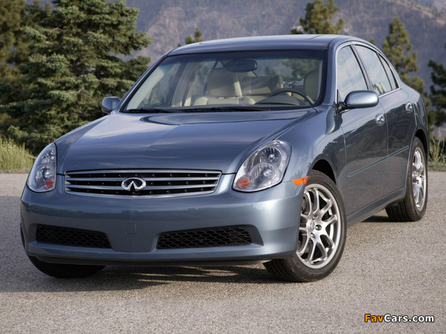 Infiniti G35 (V35) 2004–06 pictures (640 x 480)
