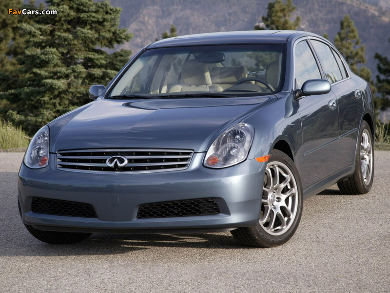 Infiniti G35 (V35) 2004–06 pictures (800 x 600)