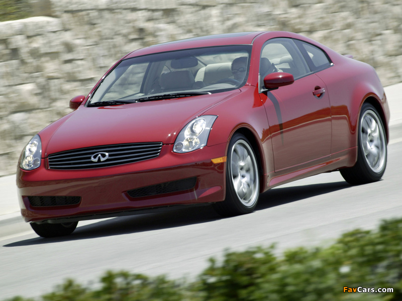 Infiniti G35 Coupe (CV35) 2005–07 images (800 x 600)