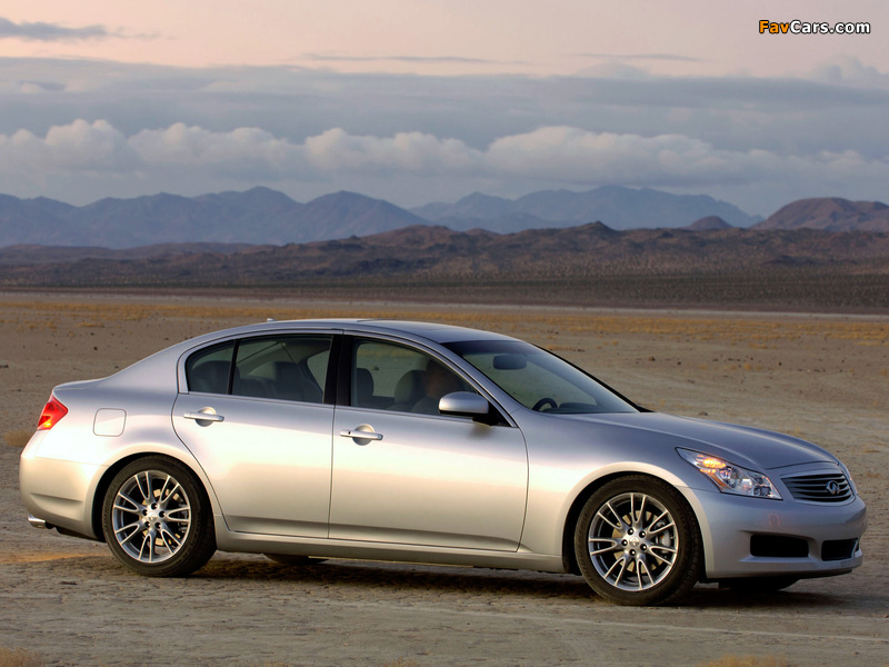 Infiniti G35 (V36) 2006–08 wallpapers (800 x 600)