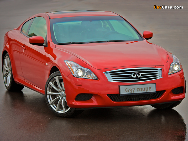 Infiniti G37S Coupe EU-spec (CV36) 2008–10 photos (640 x 480)