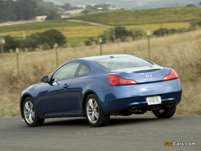 Infiniti G37x Coupe (CV36) 2008–10 wallpapers (640 x 480)