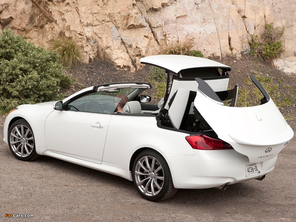 Infiniti G37 Convertible (CV36) 2009–10 photos (1024 x 768)