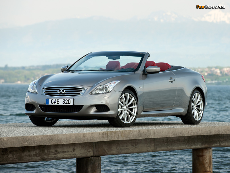 Infiniti G37 Convertible EU-spec (CV36) 2009–10 pictures (800 x 600)