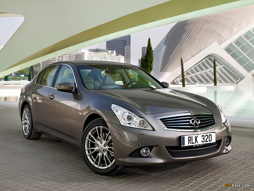 Infiniti G37 EU-spec (V36) 2010–13 photos (1024 x 768)