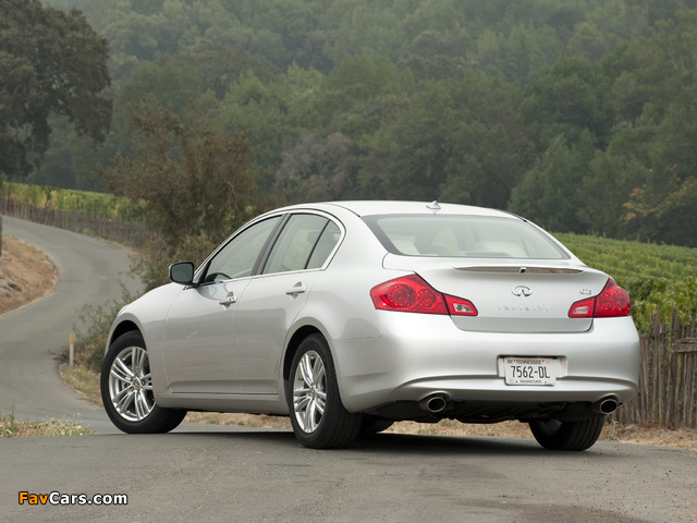 Infiniti G25 (V36) 2010–12 pictures (640 x 480)