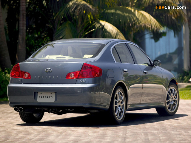 Infiniti G35 2005–06 wallpapers (640 x 480)