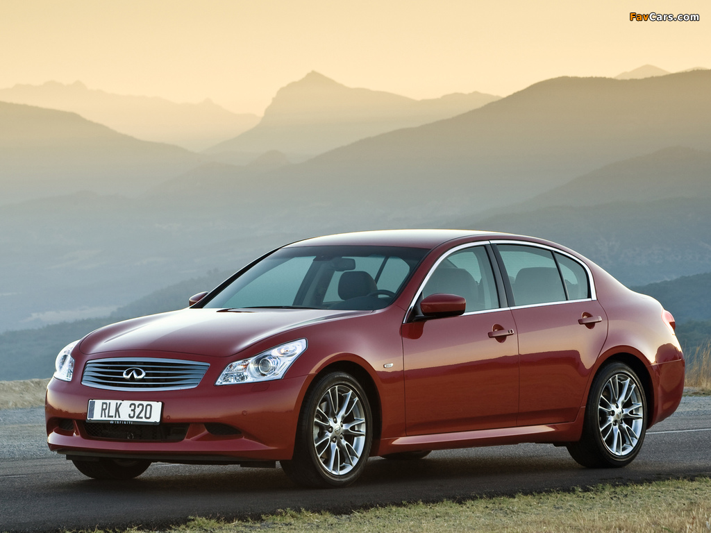 Infiniti G37 EU-spec (V36) 2008–10 wallpapers (1024 x 768)