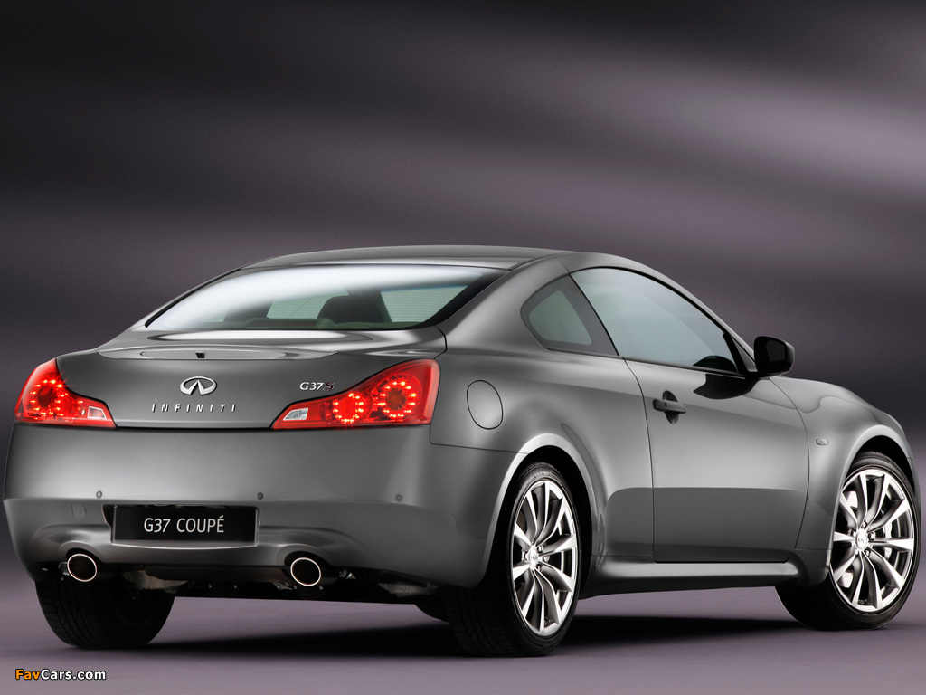 Infiniti G37S Coupe EU-spec (CV36) 2008–10 wallpapers (1024 x 768)