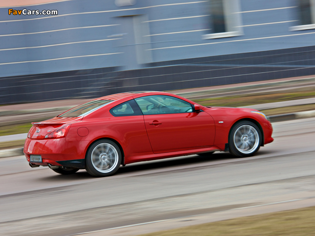 Infiniti G37S Coupe EU-spec (CV36) 2008–10 wallpapers (640 x 480)